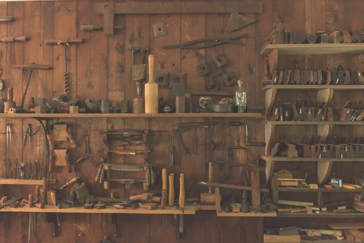 Différents outils de bricolage
