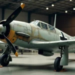 Messerschmitt Bf 109 G restauré exposé dans un musée de l'aviation avec livrée camouflage authentique de la Luftwaffe