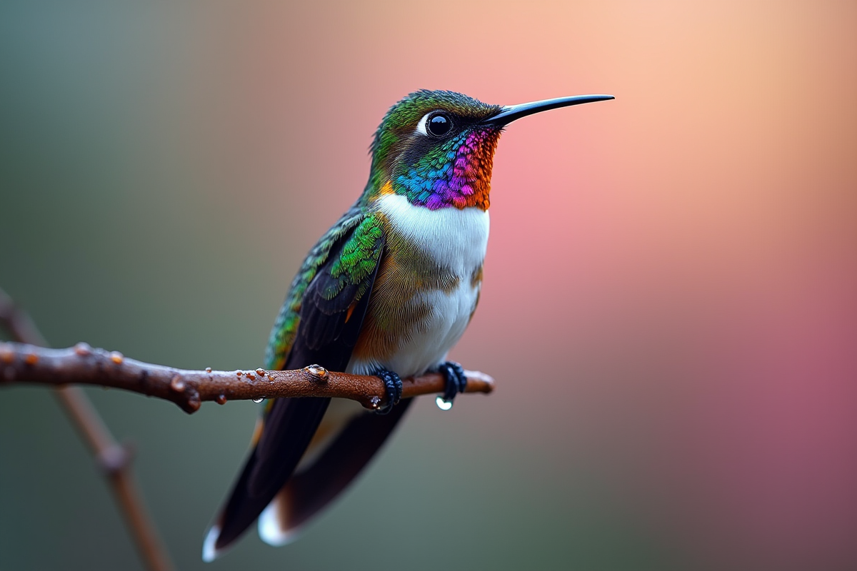 colibri coloré